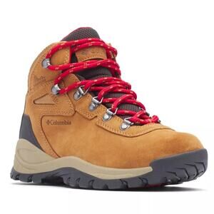 NWOT Columbia Newton Ridge Plus Waterproof Amped Hiking Boot Elk/Mountain Red 7